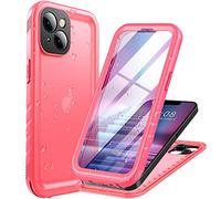 Cozycase TOP Full Waterproof 360 Military Case for iPhone 13, Pink