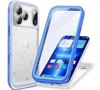 Cozycase TOP Full Waterproof 360 Military Case for iPhone 17 Pro Max, Blue
