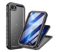 Cozycase TOP Full Waterproof 360 Military Case for iPhone SE 2022 2020 8 7 | With HD Screen Camera Protector, Heavy Duty Protective Shockproof, Double Water Dust Shock Proof, Hard Tough Front Back Cover