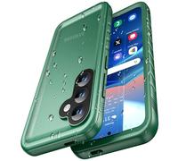 Cozycase TOP Protective Full Body Green Case for Samsung Galaxy S25 - Slim Shock Water Proof Protection Construction Builders Unbreakable Double Sided Rubber Bumper Armour Rugged Strong S 25 Case