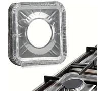 cozydiscount Pack of 30 Disposable Eco Cookers - Flame Retardant Aluminium Protectors for Gas Cookers - Anti-Dirt and Fire (30)