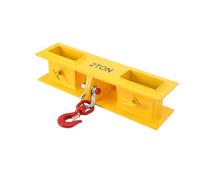 Cozyel 2 Ton Forklift Lifting Hook 4000 LBS/2000KG Capacity Lift Truck Fork Hoist Swivel Hook Mobile Crane Forklift Attachments, Carbon Steel Forklift Lifting Attachment Hoist with 360° Rotatable Hook