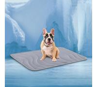 Cozyide Dog Cooling Mat, Small Cooling Mat for Dogs, Reversible Pad for Pet, 28" L x 22" W, Dark Grey