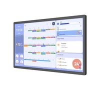 Cozyla 24'' Digital Calendar Wall Touch Screen Syncs All Android Tablet Apps To Do List Notepad Electronic Wall Smart Calendar for Family Chore Chart for Kids Adults Meal Planner Wall Mount Black