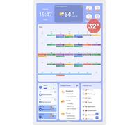 Cozyla 32-Inch Digital Wall Calendar with Touch Screen, Task Board, Memo Pad, Family Calendar, Meal Planner, Compatible with Apple, Google and Outlook 2023