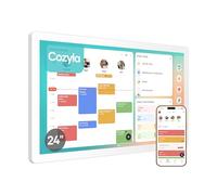 Cozyla Calendar+ 2: 24" Smart Digital Calendar Planner & No Subscription Touchscreen Interactive Display for Family Schedules,Chore Chart, Meals, Photo Display, Support App Store Wall Mount UK Adapter