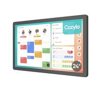 Cozyla Digital Calendar+ 2: 24 inch Wall Planner Touch Screen Chore Chart Customize Dashboard Smart Electronic Calendar for Family Schedules Meal Planner Support Any Google Play App Wall Mount Black