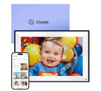Cozyla Digital Picture Frame WiFi Send Pictures & Videos via Google Photos Email Web Browser Instagram Phone App Unlimited Storage Digtal Photo Frame Electronic Picture Frame Slideshow 10.1 Inch Mat