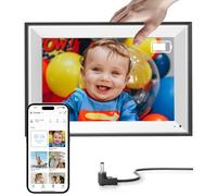 Cozyla Digital Picture Frame WiFi Send Pictures & Videos via Google Photos Email Web Browser Instagram Phone App Unlimited Storage Digtal Photo Frame Electronic Picture Frame Slideshow 10.1 Inch Black