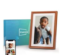 Cozyla Frame -Multi-platform digital photo frame to send photos and videos via email Google Photos Instagram Phone App Free Unlimited Storage Digital Photo WiFi Easy Setup 10.1''
