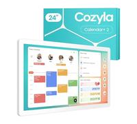 Cozyla Mate Digital Calendar+ 2: 24" Wall Calendar Planner Customizable Dashboard Smart Touchscreen Display for Family Schedules & Chore Chart, Support All Google Play Apps Wall Mount White UK Adapter