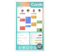 Cozyla 32-Inch Digital Wall Calendar with Touch Screen, Task Board, Memo Pad, Family Calendar, Meal Planner, Compatible with Apple, Google and Outlook 2023