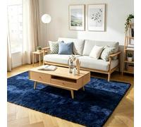 CozyLiving Ultra-Soft Fluffy Shag Rug - Luxury High-Pile Floor Carpet for Living Room, Bedroom & Nursery - Non-Shedding & Cozy (Blue, 160 x 230 cm)