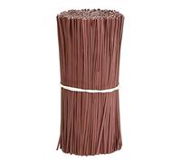 Cozylkx 100pcs 30cm Garden Wire Ties Twist, Reusable Plastic Coated Wire Plant Ties Flexible Garden Tie for Climbing Plants,Coffee