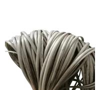 Cozylkx 50 Meters (164ft) Flat Plastic Rattan Strips, 8mm Synthetic Rattan Weaving Material for Repair Wicker Furniture Basket Making