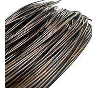 Cozylkx 60m Round PE Rattan 3mm Plastic Wicker Synthetic Rattan Material for Furniture Repair, Chair Weaving,C 04
