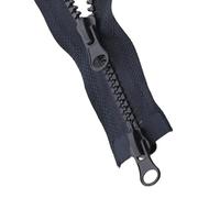 Cozylkx Double Slider Zippers #5 100cm Two-Way Open End Zips Long Resin Zippers for Sewing Crafts Garment Accessories (Dark Navy Blue)