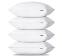 CozyLux Bed Pillows Standard Size Set of 4, 18" x 26", Medium Support