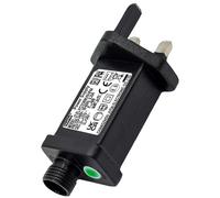 Cozymeow 24V 6W Transformer for Outdoor Lights Transformer Plug, 8 Modes Fairy Lights Plug Adapter with Timer Function, IP44 Waterproof for String Festoon Garden Pond Rope Christmas Light