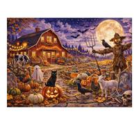 COZYMIC Halloween Farmland Puzzles for Adults 500 Pieces