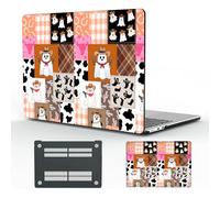 CozyNestCY Ghost Cowboy Plaid Cute case for MacBook Air 13 Inch Case 2022 2021 2020 2019 2018 Halloween Western Spooky Plastic Hard Shell Touch ID A1932 A2179 M1 A2337 Unique Slim Protective Case