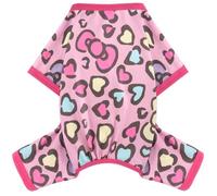 CozyOasis Dog Pajamas Comfortable Summer Dog Pjs Cute Soft Small Dogs Clothes Lightweight Strechy Puppy Pajamas for Chihuahua Yorkie (Leopard Print, XS)