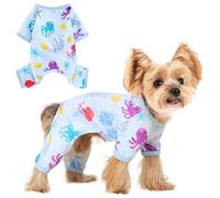 CozyOasis Dog Pajamas for Small Dogs Cute Pattern Dog Pjs Soft Breathable Dog Jammies Boy Girl Doggie Pajamas Lightweight Summer Puppy Clothes for Yorkie