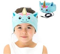 CozyPhones Kids Headphones. Comfy Headband Earphones, Light as Air and Great for Travel, Comes in Kid Friendly Animal and Anime Designs and Cute Colors like Green, Blue and Purple - MYSTIC UNICORN