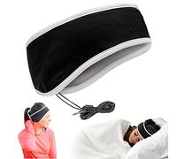CozyPhones Sleep Headphones & Travel Bag, Lycra Cool Mesh Lining and Ultra Thin Speakers. Perfect for Sleeping, Sports, Air Travel, Meditation and Relaxation - WHITE