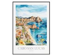 CozyPrints Cabo San Lucas Mexico Coastal Wall Art Print