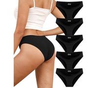 Cozyroam Seamless Knickers For Women Low Rise No Vpl Knickers For Women Stretchy Breathable Bikini Ladies Briefs Soft Invisibles Seamless Underwear Hipster Panties Womens Underwear Multipack 5 Pack