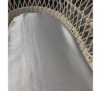 Cozysilk Silk Bassinet Sheets for Baby, 100% Mulberry Silk Fitted Sheet, Great for Baby Hair Soft Silky Sheet for Cradle Bassinet Pad Mattress for Newborn and Infant (Grey, 81 x 40 x 10 cm)