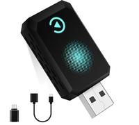 Cozysoon Wireless Carplay Adapter UK,Convert Wired to Wireless CarPlay,Compatible with A-pple CarPlay, Plug and Play, Type-C/USB, Suitable for 800+ Vehicles (Blue)