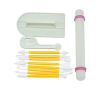 Cozyswan Cake Decration Tool Set Fondant Cake Cutter Sugarcraft Icing Decorating Flower Modelling Tools