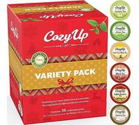 CozyUp Variety Tea Sampler Pack for Keurig K-Cup Brewers, Multiple Flavors (Green Tea, Black Tea, Jasmine, Earl Grey, Oolong Green Tea, English Breakfast)