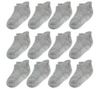 CozyWay Baby Non Slip Socks Toddler Socks With Grips Ankle for Infants Kids Little Girls Boys 0-6 Months