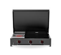 Cozze® Combo 900 Gas Plancha & Infrared Grill 7.5kW - Enamelled Cast Iron Plancha + Stainless Steel Grill Area, Fast Ignition, 30mbar