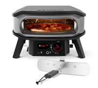 COZZE Mini Pizza Oven Gas with Rotating Function 13 Inch - Pizza Oven Gas Outdoor (50 mbar) with Rotation - Table Pizza Oven for Small Pizzas