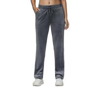 COZZIPLUS Women Velour Pant,Soft Velvet Sweatpant for Women, Straight Leg High Waist Velour Lounge Pant with Pockets, Grey, XL