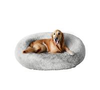 Cozzze Calming Orthopedic Dog Bed Extra Large XL, Anti-Anxiety Pet Bed with Support Foam, Removable Washable Oval Bed, Padded Dog Bed, Fluffy Pa Bed