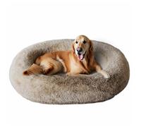 Cozzze Orthopedic Calming Dog Bed for Extra Large Dogs, XL, Anti-Anxiety Pet Bed with Removable Washable Cover, Fluffy Dog Sofa, Supportive Foam, Beige