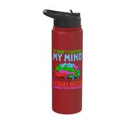 CP Brain Cerebral Palsy Awareness for CP Warriors Boys Girls Stainless Steel Insulated Water Bottle