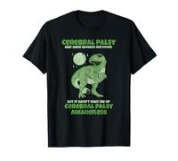 CP Brain Damage Cute Dinosaur Kids Cerebral Palsy Awareness T-Shirt