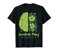 CP Brain Damage Cute Flowers Cerebral Palsy Awareness T-Shirt
