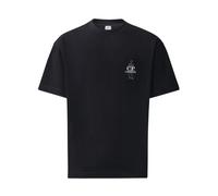 CP Company 30/1 Sailor Logo T Shirt - male - C.P. Company - T-Shirts - Black - M - Tops M