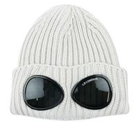 CP Company Knitted Sandshell White Goggle Hat-4-8 Years