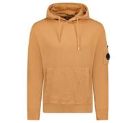 CP Company Lens Diagonal Raised Fleece Hoodie Apricot - S