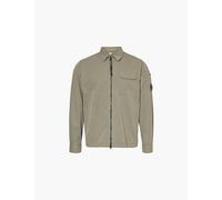 Cp Company Mens Grape Leaf Brand-lens Regular-fit Cotton Overshirt Xxl