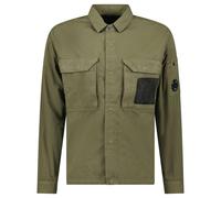 CP Company Organic Gabardine Lens Overshirt Khaki - XL