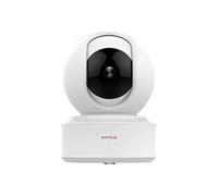 CP Plus 3MP Full HD Smart Wi-fi CCTV Home Security Camera | 360° View | 2 Way Talk | Cloud Monitor | Motion Detect | Night Vision | Supports SD Card, Alexa & Ok Google | 15 Mtr, White- CP-E31A